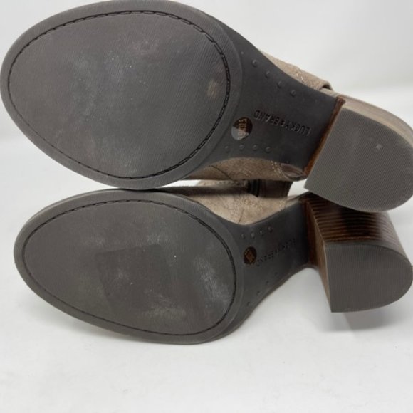 Lucky Brand Listana Peep Toe Slingback Bootie - Picture 5 of 8